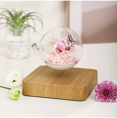 £59 • Buy Floating Rose Magnetic Levitation, Rotating Eternal Lamp LED Buld, Table Lamp