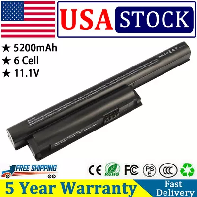 6 Cell Laptop Battery For Sony VAIO VGP-BPS26 VGP-BPS26A VGP-BPL26 VPC-EH VPC-CA • $29.99