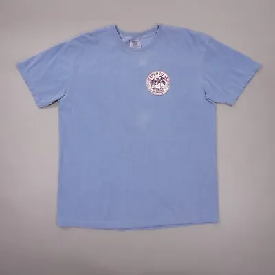 Comfort Colors Marco Island Florida Mens Large Blue Short Sleeve T Shirt Fade • $9.88