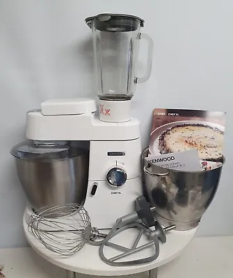 Kenwood KVL40 Stand Mixer White 2 Bowls 4 Attachments And Blender • £350