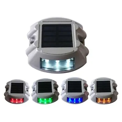 For Dock Pathway Driveway Garden Lamp Solar Street Lamp Solar Deck Lights 6 LED • £9.38