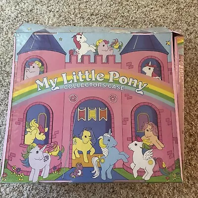 Vintage G1 My Little Pony Dream Castle Collectors Case RARE MLP  1985 Hasbro • $34.99