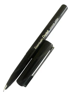 £3.89 • Buy Fountain PENTEL Disposable Ink Pen / Plastic Nib Variable Line Widths  Black X 1