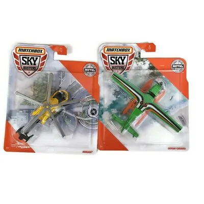 Matchbox SKY BUSTERS Air Blade Helicopter 11/13 And Cessna Caravan 8/13 Age 3+ • $14.37