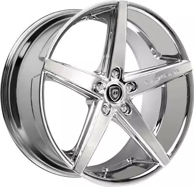 20 Inch 20x10 Lexani R4 Chrome Wheels Rims 5x130 +40 • $2010.84