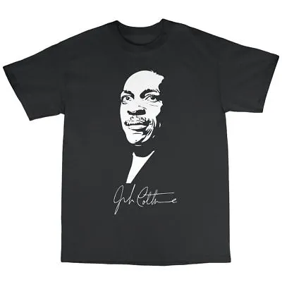 John Coltrane T-Shirt 100% Cotton Jazz Saxophone Thelonius Monk Miles Davis • £14.97