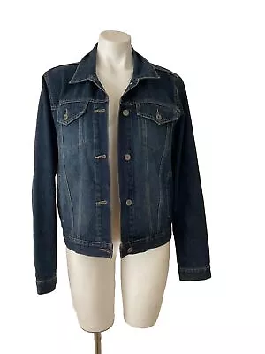 Just Jeans Womens Blue Denim Jacket Size 14 Fabulous Condition • $30