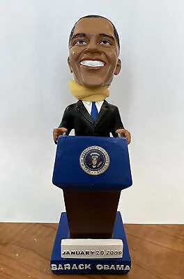 Barack Obama US President Collectible Podium 01/20/09 Bobblehead • $24.95