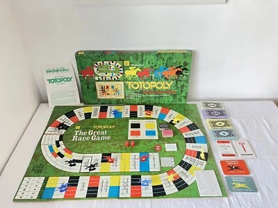 £9.97 • Buy Waddingtons 1978 Totopoly Horse Racing Board Game - 100% Complete
