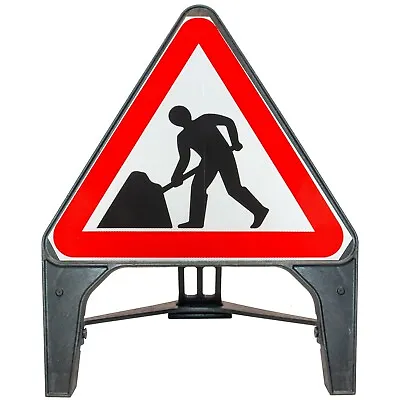 Men At Work 750mm Road Traffic Sign Pedestrian Safety Road Street Works  • £79.99