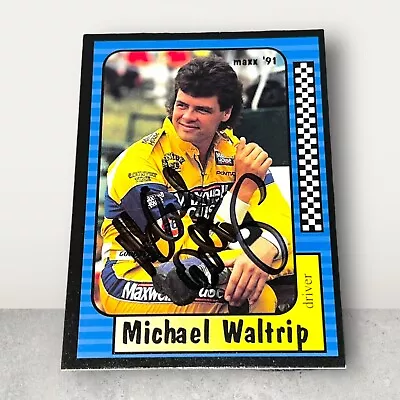 Michael Waltrip COUNTRY TIME Signed VINTAGE 1991 MAXX #30 WINSTON CP NASCAR Card • $10.68