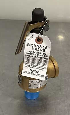 Kunkle 6010FEM01-LM Steam Safety Relief Valve 6010 NEW! FREE SHIPPING! • $239.95