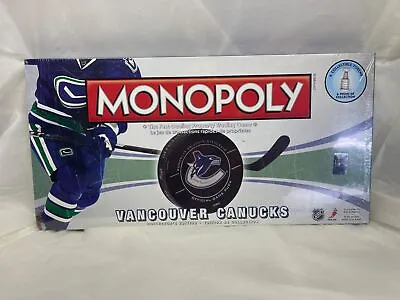 NHL - Vancouver Canucks Monopoly USA Version Collector's Edition 2012 • $39.99