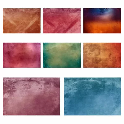 Dyed Wall Floor Vinyl Photography Backdrop Photo Studio Background Prop Cloth • $9.49