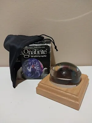 Magnabrite Light Gathering 2.5  Dome Magnifier With Square Base Preowned • $19.99
