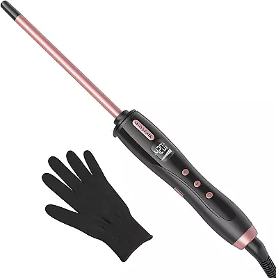 Wavytalk 3/8 Inch Small Curling Iron Wand For Short & Long Hair Ceramic Small • $30.65