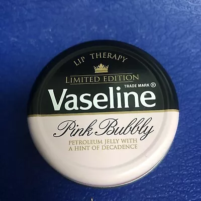 Vaseline Limited Edition Lip Therapy Pink Bubbly 20g New And Unused • £9.99