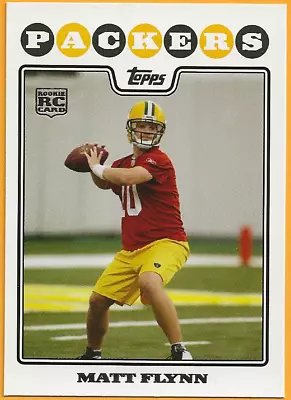 2008 Topps-NFL-Matt Flynn #342 QB Green Bay PACKERS ROOKIE • $1.49