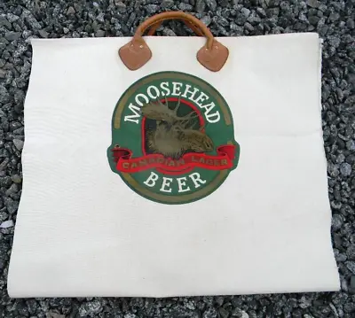 Vintage Moosehead Beer Firewood Carrier Canadian Lager Moose Nova Scotia Canada • $79.99