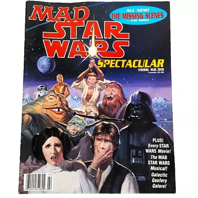 Mad Magazine Star Wars Spectacular 1996 Special Back Cover Fold-In Humor Special • $9.22