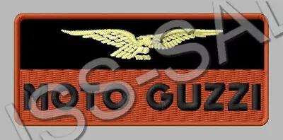 MOTO GUZZI EAGLE PATCH EMBROIDERED ~4 X 1-3/4  IRON/SEW ON MOTORCYCLES GRISO NTX • $12