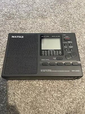 Matsui World Radio Wr220d • £14.99