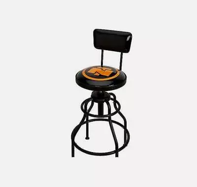 Adjustable Swivel Shop Stool With Backrest Steel 275-Lb. • $71.99