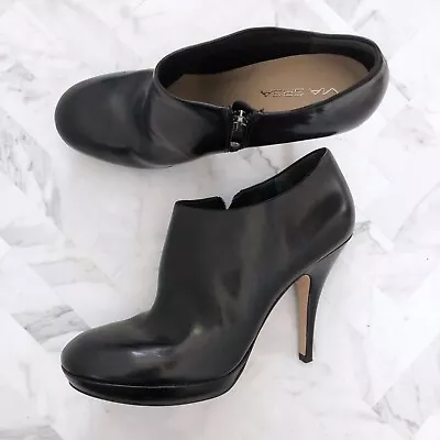 VIA SPIGA Stiletto Leather Booties Size 8M • $44