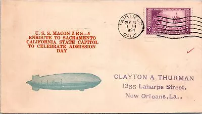 USS Macon En Route To Sacramento Ca - Fairfield Calif - F49549 • $14.99