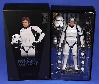 Hot Toys Star Wars Han Solo Stormtrooper Disguise 1:6 Scale Figure Mms418 • £620.66