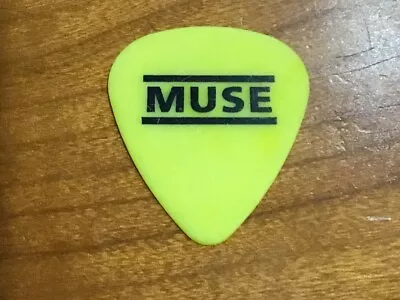 MUSE Matthew Bellamy 2010 Tour Guitar Pick Yellow • $15.99