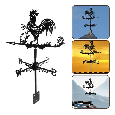 Weather Vane Garden Stake Wind Rooster Cockerel Ornament • £20.39