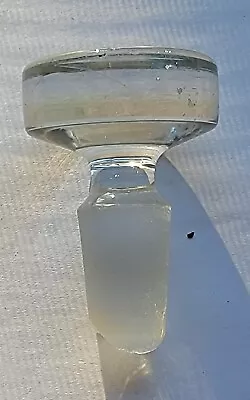 Vintage Clear Crystal Or Glass Bottle Replacement Stopper Top ONLY #31 • $5