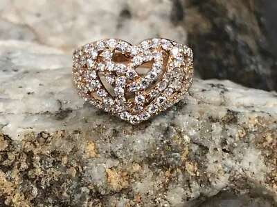 £3000 • Buy Official Clogau 18ct Rose Gold Gold Eternal Love Ring £1300 OFF! SIZE Q *RARE*