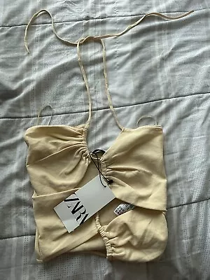$12.90 • Buy Zara Top Size Small Cut Out Summer Top 