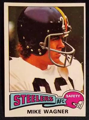 1975 Topps #153 Mike Wagner Pittsburgh Steelers EX • $1.99