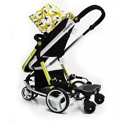 Baby Travel Board Stroller Black Ride On Buggy For Mamas & Papas Solo • £31.45