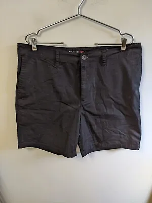 Vintage Quiksilver Shorts Mens Size 38 Black Y2K Long Fit Surfwear Skater • $17.50