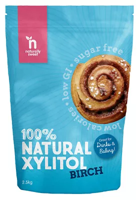 Naturally Sweet Birch Xylitol 2500g Pouch • $67.95