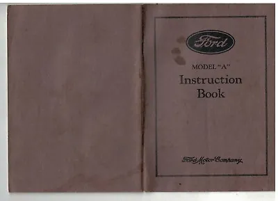 1928Ford  Model A Instruction Book Car-Truck Original • $83