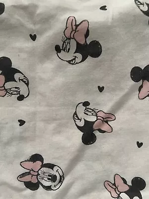 Minnie Mouse Reversible Toddler Bed Duvet And Pillow Case Set • £6