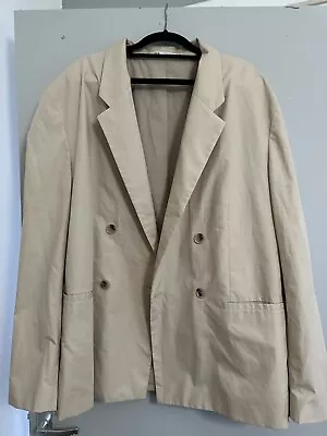 Zara Mens Suit Jacket Beige Size 52 EUR • £10
