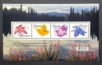 Canada Stamps — Souvenir Sheet Of 5 — Flowers #2194 — MNH • $3.50