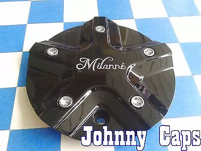 MILANNI Wheels [46] BLACK Center Caps # C457-2-CAP Custom Wheel Center Cap (1)   • $51.73