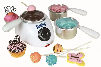 £0.01 • Buy PME Electric Chocolate Candy Melt Buttons Melting Pot 2 Heat Settings 3 Pots