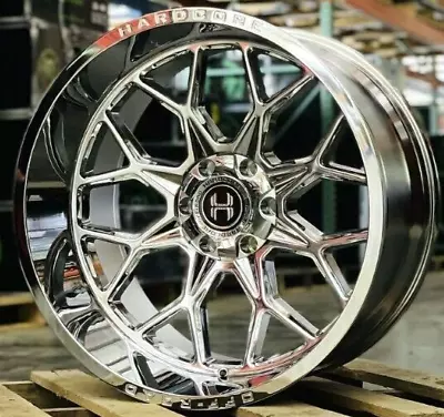 4  NEW 24x12 Hardcore HC104 Wheels -44 Chrome 8x170 F250 F350 • $2600