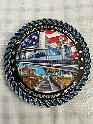 RARE Miami Dade Police Department Police Operations Section Challenge Coin! • $90