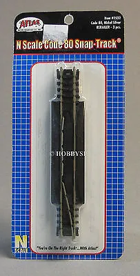 ATLAS N SCALE 2532 CODE 80 SNAP TRACK RERAILERS 3 Black Ties Gauge Train ATL2532 • $3.84