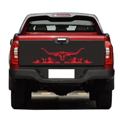 Cow Cattle Herder Mountain Vinyl Decal Sticker For Car Racing Truck Window Red • $18.80