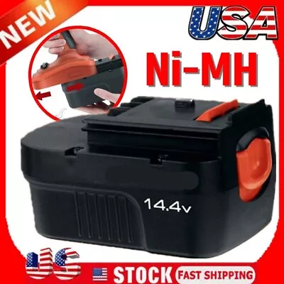 14.4V For Black & Decker OEM 14.4 Volt Slide Power Pack Battery HPB14 A14F FS140 • $17